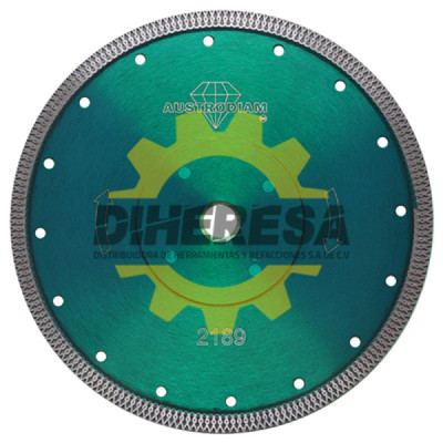 Austromex 2189 Disco de diamante verde turbo Granito