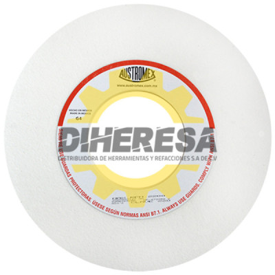 Austromex 220 Rueda blanca vitrificada para esmerilado de acero