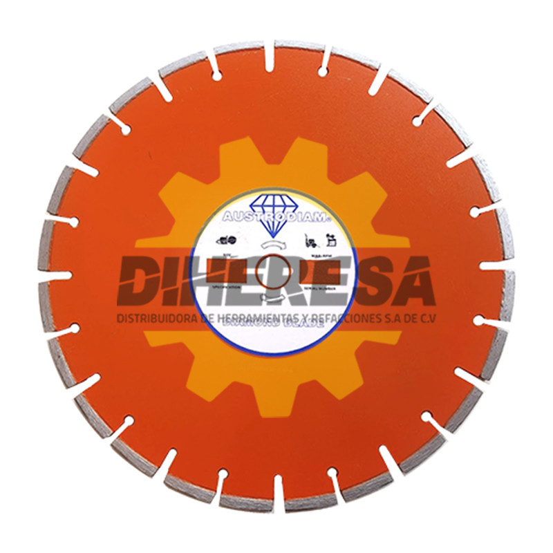 Austromex 2214 Disco de diamante para ensanche de 350 mm calidad Oro