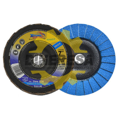 Austromex 2236 Disco laminado Xtreme Power para inoxidable grano 40