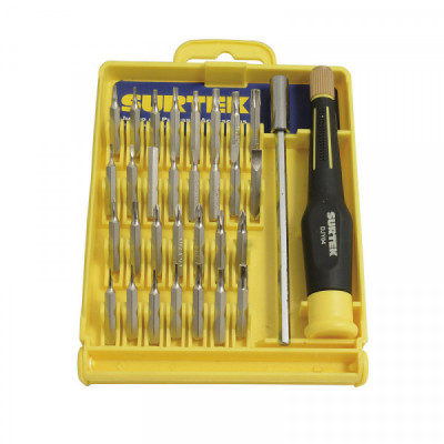 DJY04 SURTEK Juego de 32 destornilladores de precisión combinado Surtek | DIHERESA