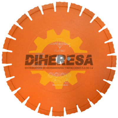 Austromex 2274 Disco de diamante naranja segmentado Corte de carreteras de concreto