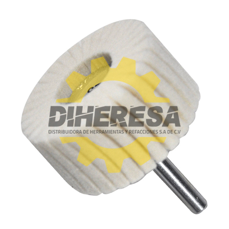 Austromex 2301 Rueda flap de felpa con vástago Austromex 2301 Rueda flap de felpa con vástago