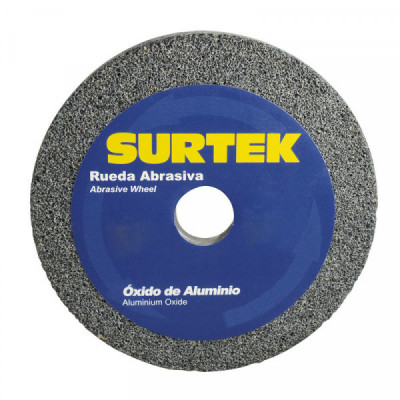 128002 SURTEK Rueda abrasiva de ó x ido de aluminio 5 x 3/4  pulgadas  grano 36