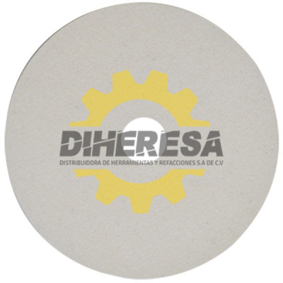 Austromex 2335 Rueda de felpa blanca de 200 x 25.4 x 25.4 mm de densidad media