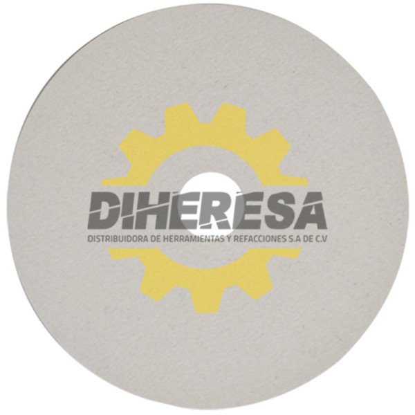 Austromex 2335 Rueda de felpa blanca de 200 x 25.4 x 25.4 mm de densidad media