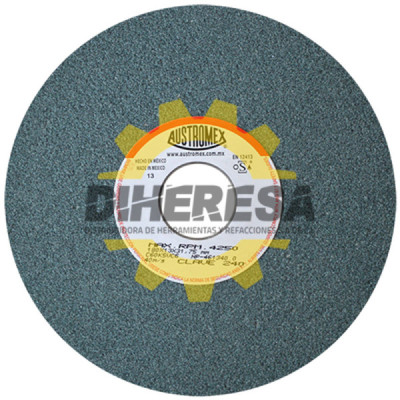 Austromex 240 Rueda verde vitrificada para esmerilado de carburo de tungsteno