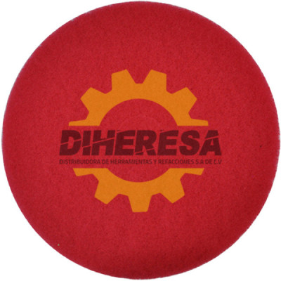 Austromex 2429 Disco de fibra de 19" rojo
