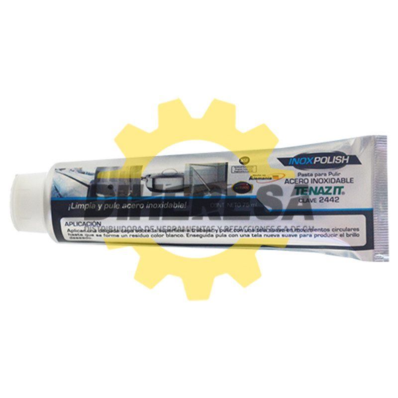Austromex 2442 Pasta para pulido de acero inoxidable en tubo de 75 ml Austromex 2442 Pasta para pulido de acero inoxidable en tubo de 75 ml