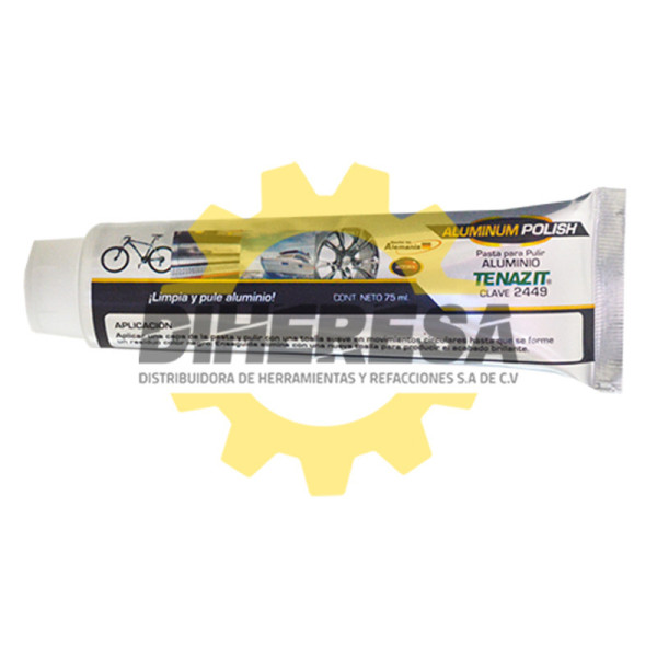 Austromex 2449 Pasta para pulido de aluminio en tubo de 75 ml