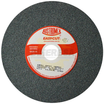 Austromex 245 Rueda abrasiva vitrificada para esmerilado de carburo de tungsteno