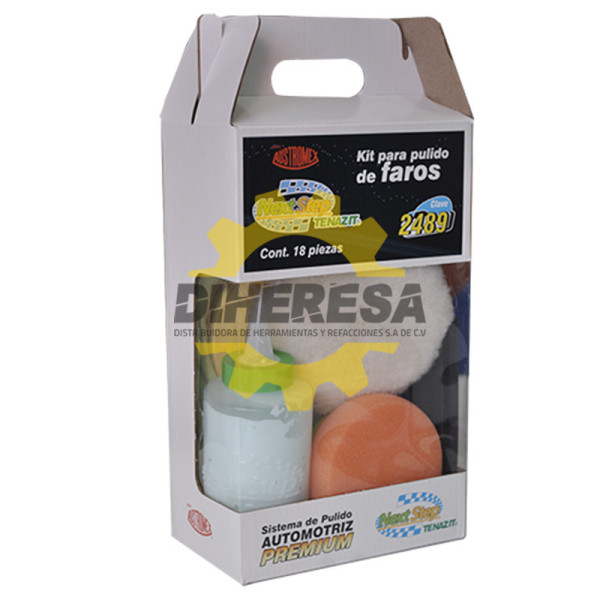 Austromex 2489 Kit para pulido de faros