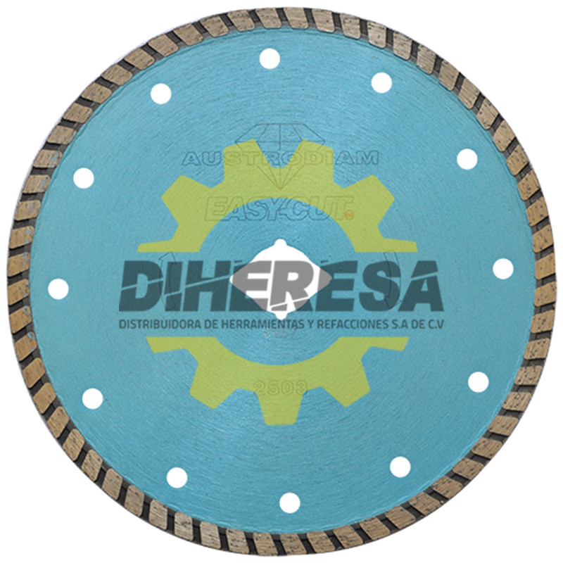 Austromex 2503 Disco de diamante azul turbo Easy-cut Austromex 2503 Disco de diamante azul turbo Easy-cut