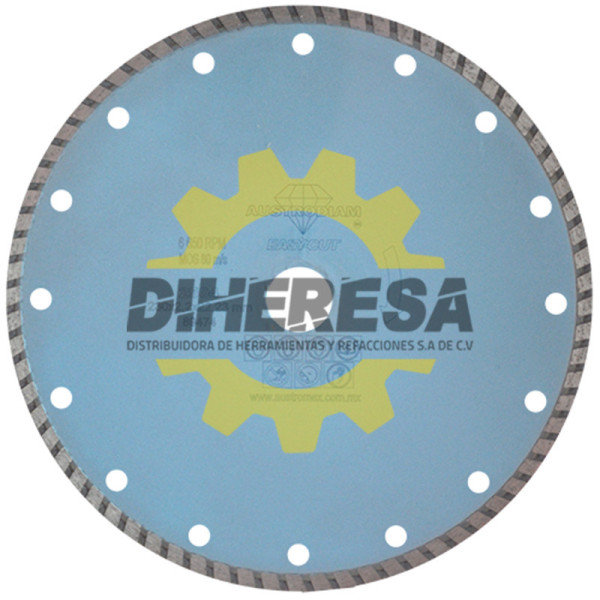 Austromex 2504 Disco de diamante azul turbo Easy-cut