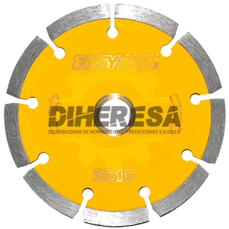 Austromex 2515 Disco de diamante amarillo segmentado Easy-cut Cantera Austromex 2515 Disco de diamante amarillo segmentado Easy-cut Cantera