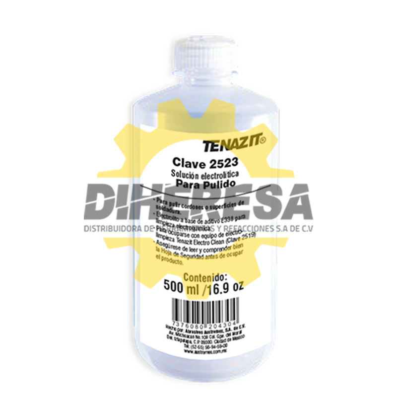 Austromex 2523 Solución electrolítica para pulir de 500 ml Austromex 2523 Solución electrolítica para pulir de 500 ml