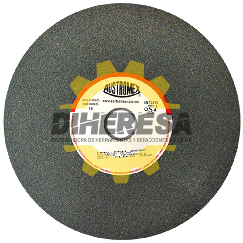 Austromex 252 Rueda abrasiva vitrificada para esmerilado de carburo de tungsteno Austromex 252 Rueda abrasiva vitrificada para esmerilado de carburo de tungsteno