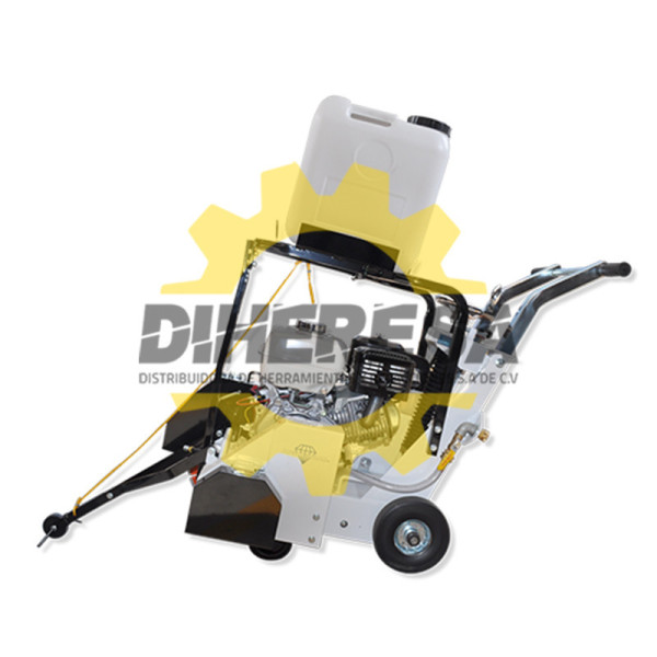 Austromex 2534 Cortadora de piso de concreto con motor Honda GX270 de 8.5 HP de gasolina