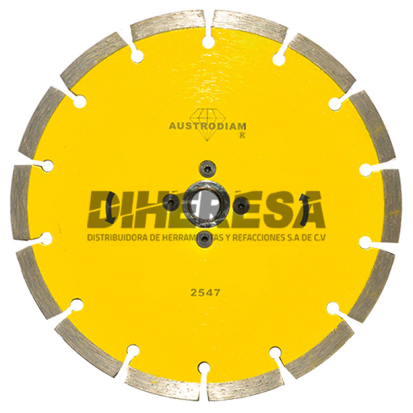 Austromex 2547 Disco de diamante amarillo segmentado Cantera