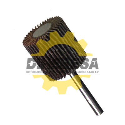 Austromex 2612 Rueda flap Chip-cut con vástago grano 80
