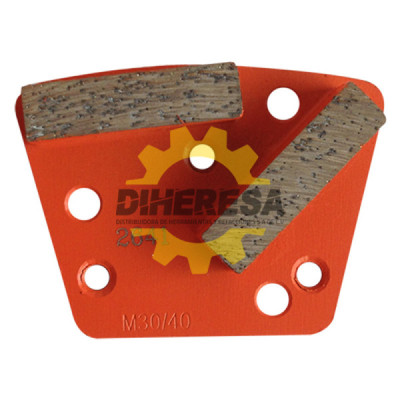 Austromex 2641 Segmentos de diamante Pulido de concreto grano 30/40