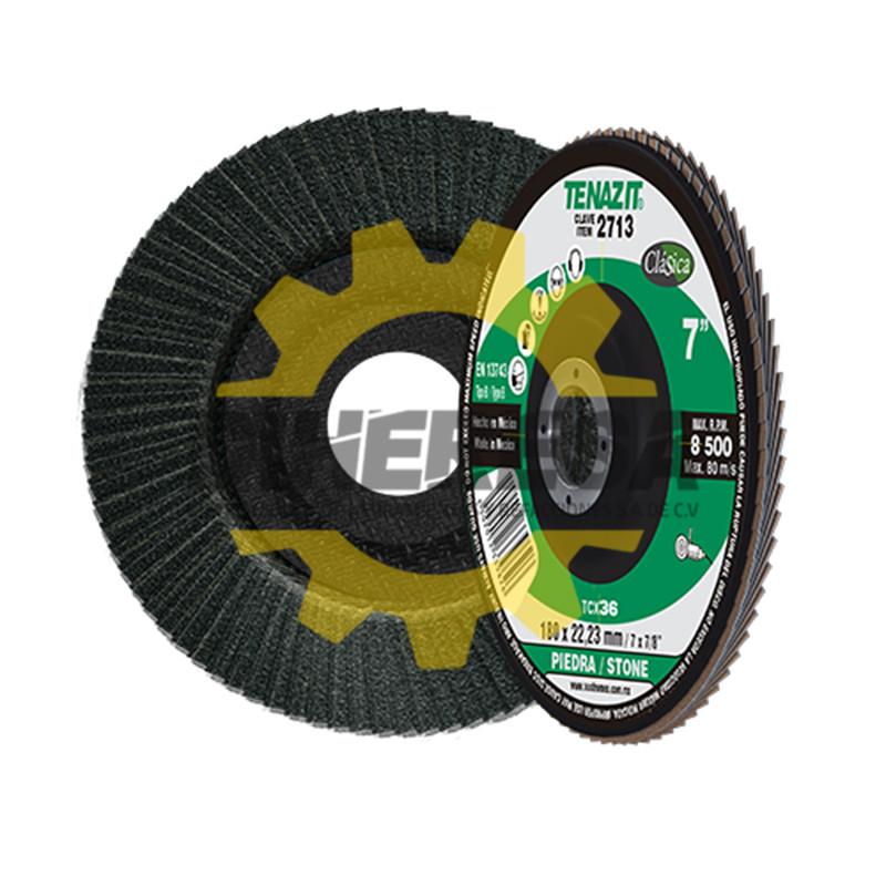 Austromex 2713 Disco laminado para desbaste de piedra grano 36 Austromex 2713 Disco laminado para desbaste de piedra grano 36