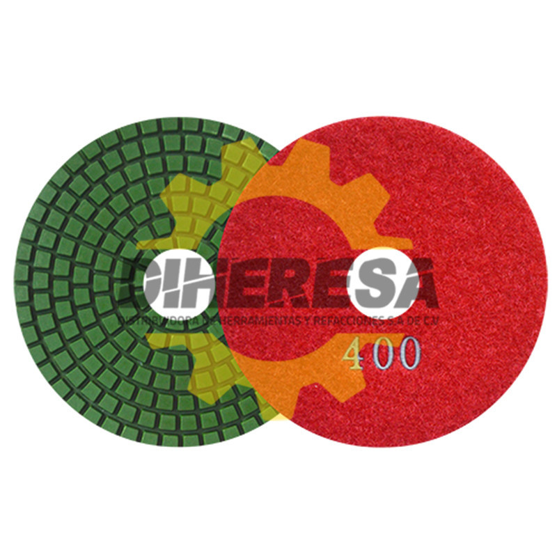 Austromex 2763 Pads de diamante para pulido con velcro color rojo. Grano 400 Austromex 2763 Pads de diamante para pulido con velcro color rojo. Grano 400