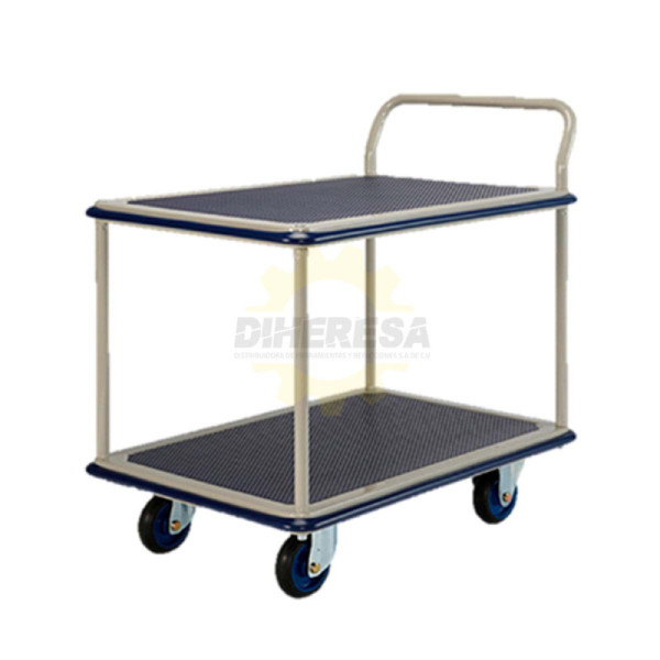 Austromex 2808 Carro De Carga 2 Pisos Capacidad De 300 Kg