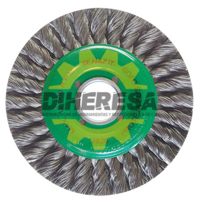 Austromex 2826 Cepillo circular trenzado doble