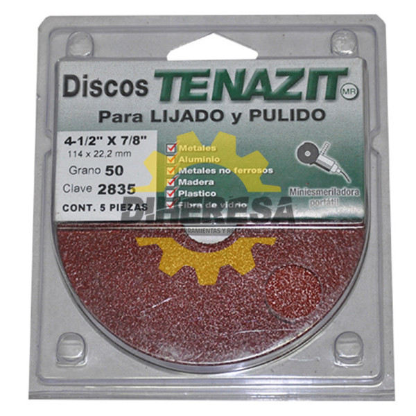 Austromex 2835 Fibrodisco de Óxido de aluminio grano 50