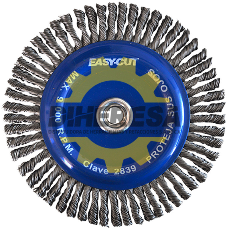 Austromex 2839 Cepillo circular de Alambre inoxidable trenzado Easy-cut Austromex 2839 Cepillo circular de Alambre inoxidable trenzado Easy-cut