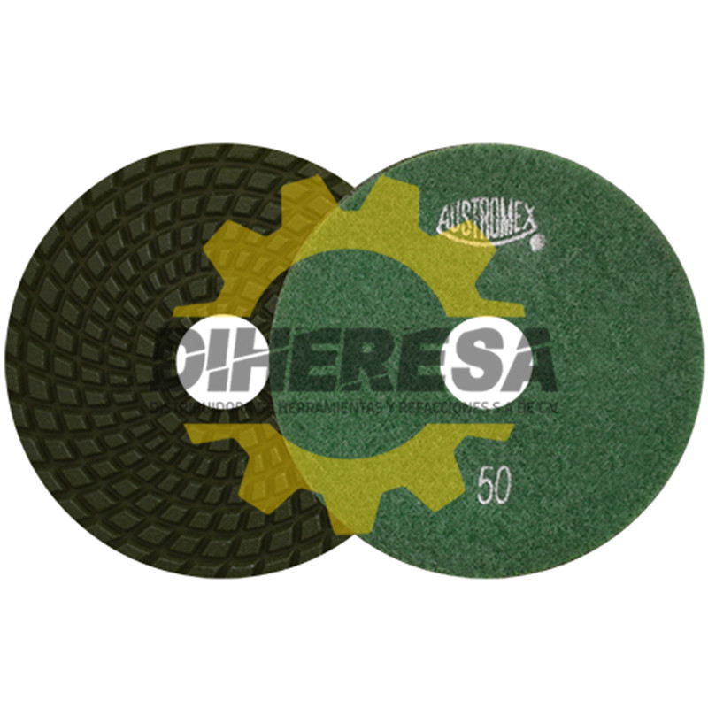 Austromex 2870 Pad de diamante Pulido en húmedo Easy-cut grano 50 Austromex 2870 Pad de diamante Pulido en húmedo Easy-cut grano 50