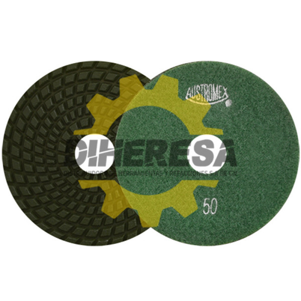 Austromex 2870 Pad de diamante Pulido en húmedo Easy-cut grano 50