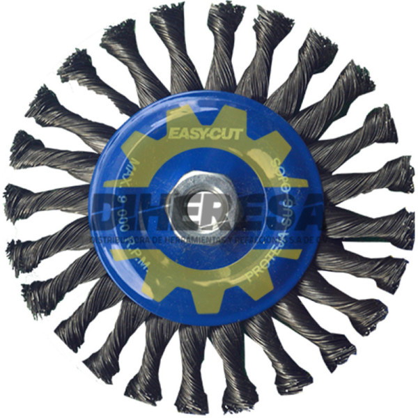 Austromex 2878 Cepillo circular de Alambre trenzado Easy-cut