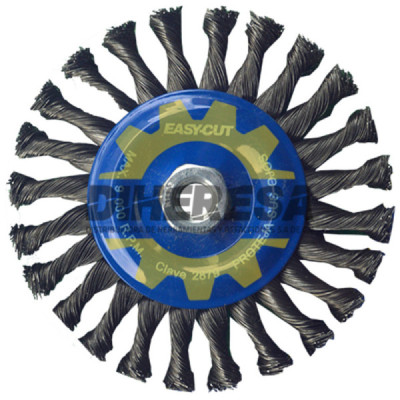 Austromex 2879 Cepillo circular de Alambre trenzado Easy-cut