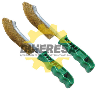 Austromex 2880 Cepillo manual Chip-cut Latonado con mango de plástico