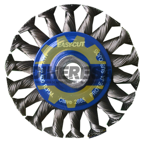 Austromex 2885 Cepillo circular de Alambre trenzado Easy-cut