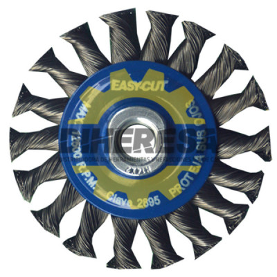 Austromex 2895 Cepillo circular de Alambre trenzado Easy-cut