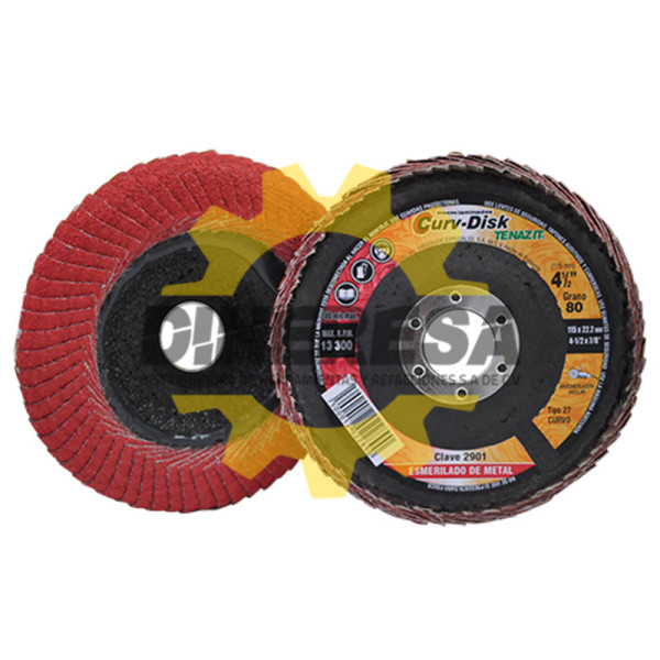 Austromex 2901 Disco laminado Curv-disk grano 80
