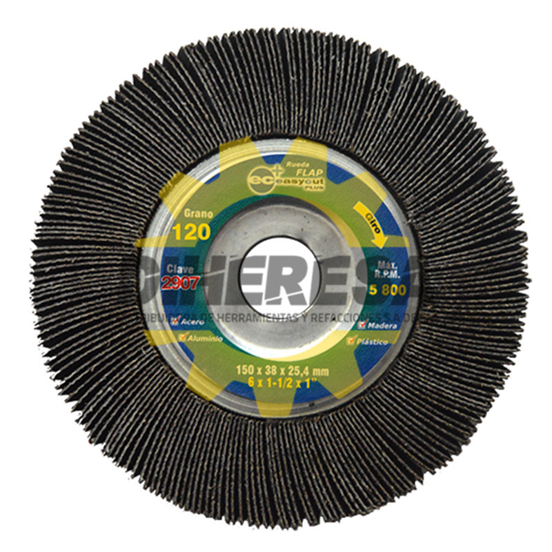 Austromex 2907 Rueda flap Easy-cut plus grano 120 Austromex 2907 Rueda flap Easy-cut plus grano 120