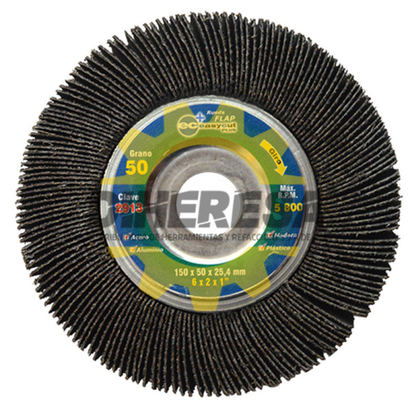 Austromex 2913 Rueda flap Easy-cut plus grano 50
