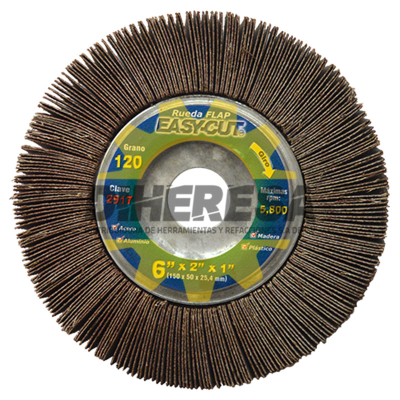 Austromex 2917 Rueda flap Easy-cut plus grano 120 Austromex 2917 Rueda flap Easy-cut plus grano 120