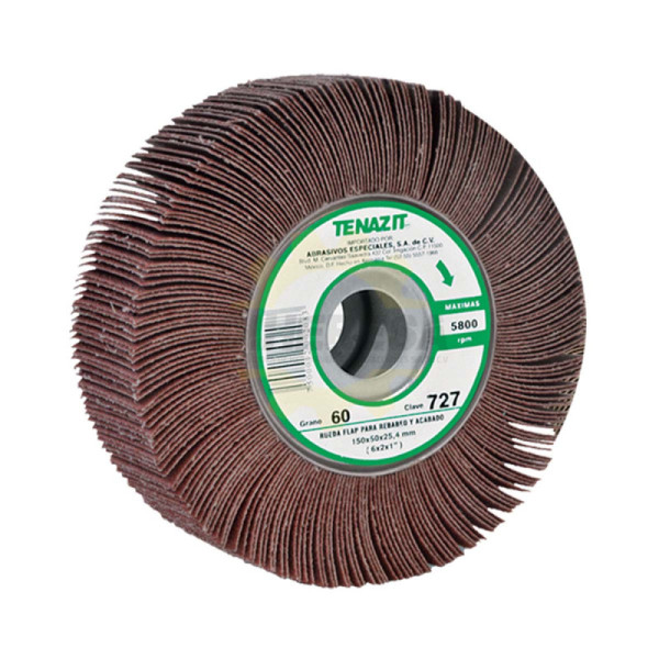 Austromex 2918 Rueda Flap 6x2x1" A-120 Easy-Cut