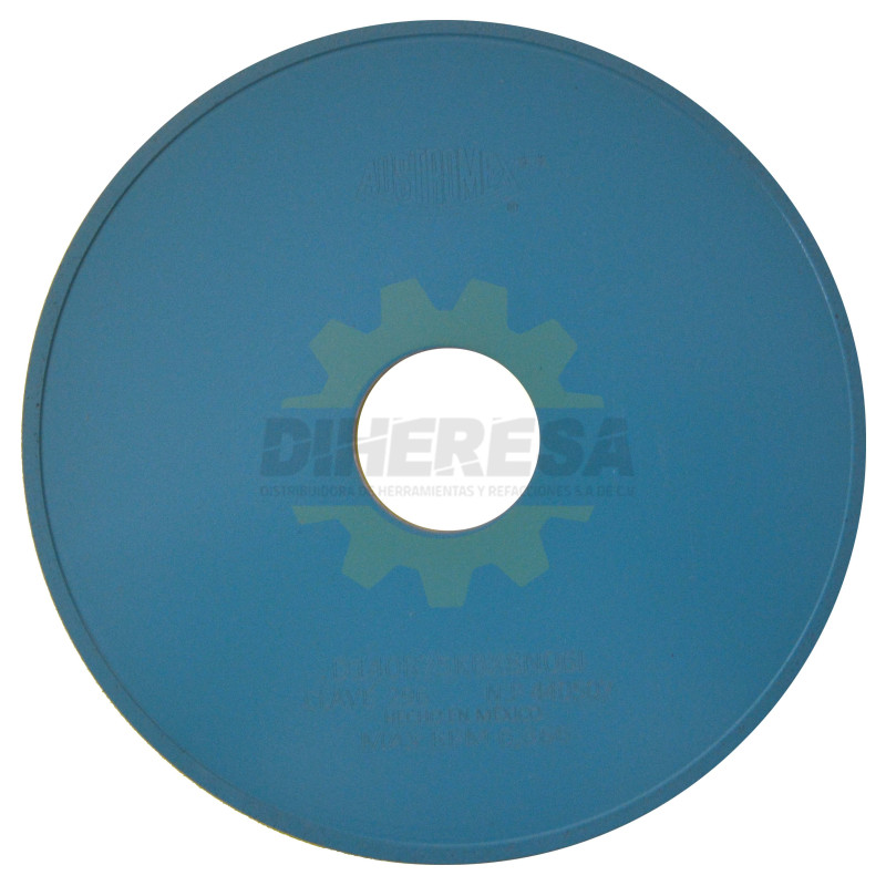 Austromex 296 Rueda de diamante superabrasiva 1A1 Chip-cut Concentración 75 Austromex 296 Rueda de diamante superabrasiva 1A1 Chip-cut Concentración 75