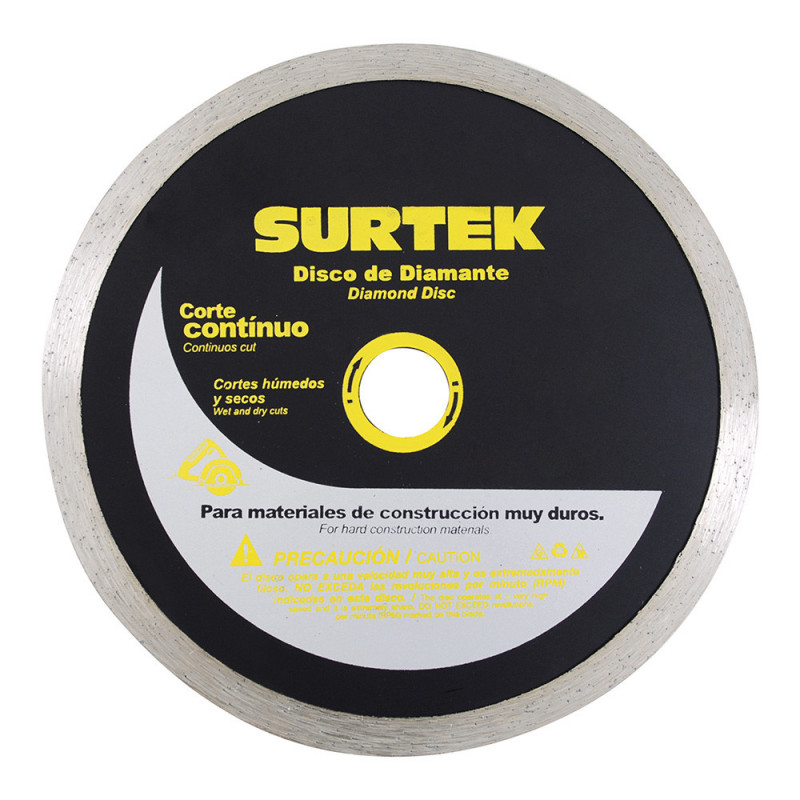 123472 SURTEK Disco de diamante corte continuo 4" Surtek | DIHERESA 123472 SURTEK Disco de diamante corte continuo 4" Surtek | DIHERESA