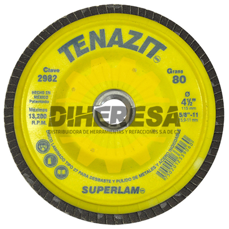 Austromex 2982 Disco laminado SUPERLAM grano 80 Austromex 2982 Disco laminado SUPERLAM grano 80