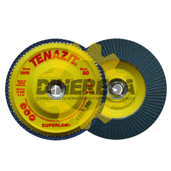 Austromex 2986 Disco laminado SUPERLAM grano 80