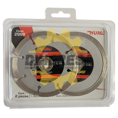 Austromex 2998 Kit de discos HUM. Contiene un disco de la clave 2552 y uno de la clave 2553.