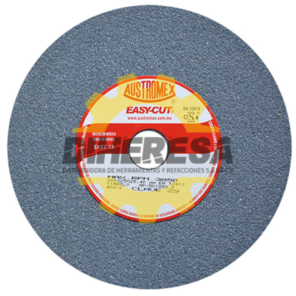 Austromex 29 Rueda abrasiva vitrificada para esmerilado de acero Easy-cut