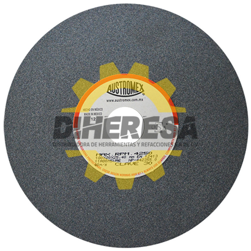Austromex 30 Rueda abrasiva vitrificada para esmerilado de metal Austromex 30 Rueda abrasiva vitrificada para esmerilado de metal
